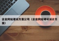 企业网站建设方案公司（企业网站建设设计方案）