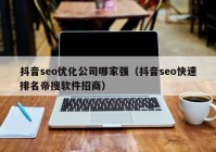 抖音seo优化公司哪家强（抖音seo快速排名帝搜软件招商）