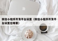 微信小程序开发平台设置（微信小程序开发平台设置在哪里）