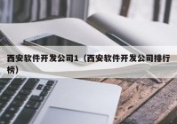 西安软件开发公司1（西安软件开发公司排行榜）