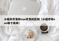 小程序开发和vue开发的区别（小程序和vue哪个简单）