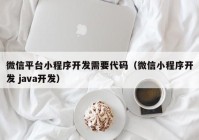 微信平台小程序开发需要代码（微信小程序开发 java开发）