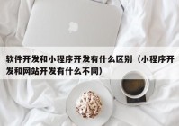 软件开发和小程序开发有什么区别（小程序开发和网站开发有什么不同）